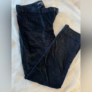 Banana republic straight leg velvet pants